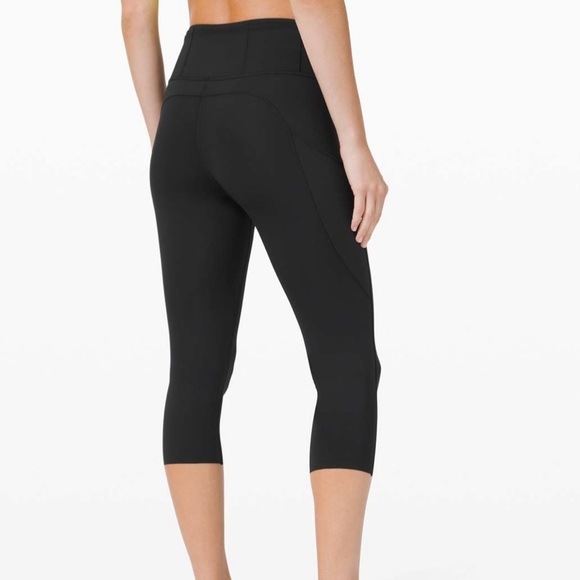 COPY - Lululemon Fast and Free Crop II 19" *Non-Reflective Cool 4 - Picture 3 of 10